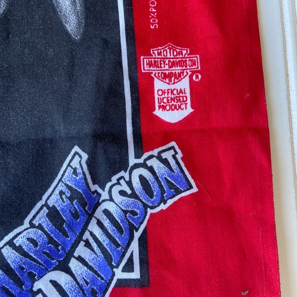 Harley Davidson Vintage Eagle Bandana Made in the USA - Picture 3 of 6
